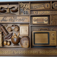 Legal justice<br>
WHA, first station on the air<br>
Ratings, a measure of broadcast audience<br>
Forward Communications Corporation<br>
Information: A broadcasting fundamental<br>
Signature for Lee De Forest, broadcast pioneer<br>
"Drive Time"<br>
Public ownership<br>
Advertising<br>
Television set<br>
Wisconsin Broadcasters Association